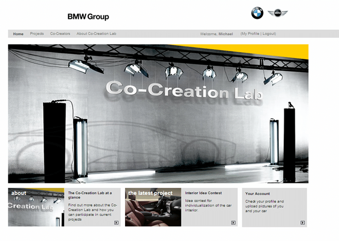 BMW co-creation lab
